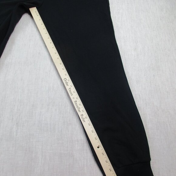 PUMA Jogger Sweatpants Mens 2XL Black Fitted Gym Sports Athletic Elastic Waist - Picture 7 of 8